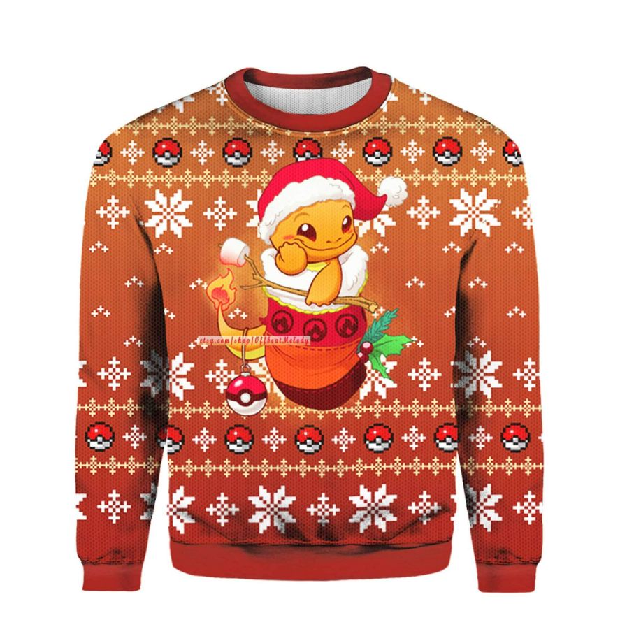 Celebrate the Holidays in Style with Anime Christmas Sweaters 2024 Edition 3