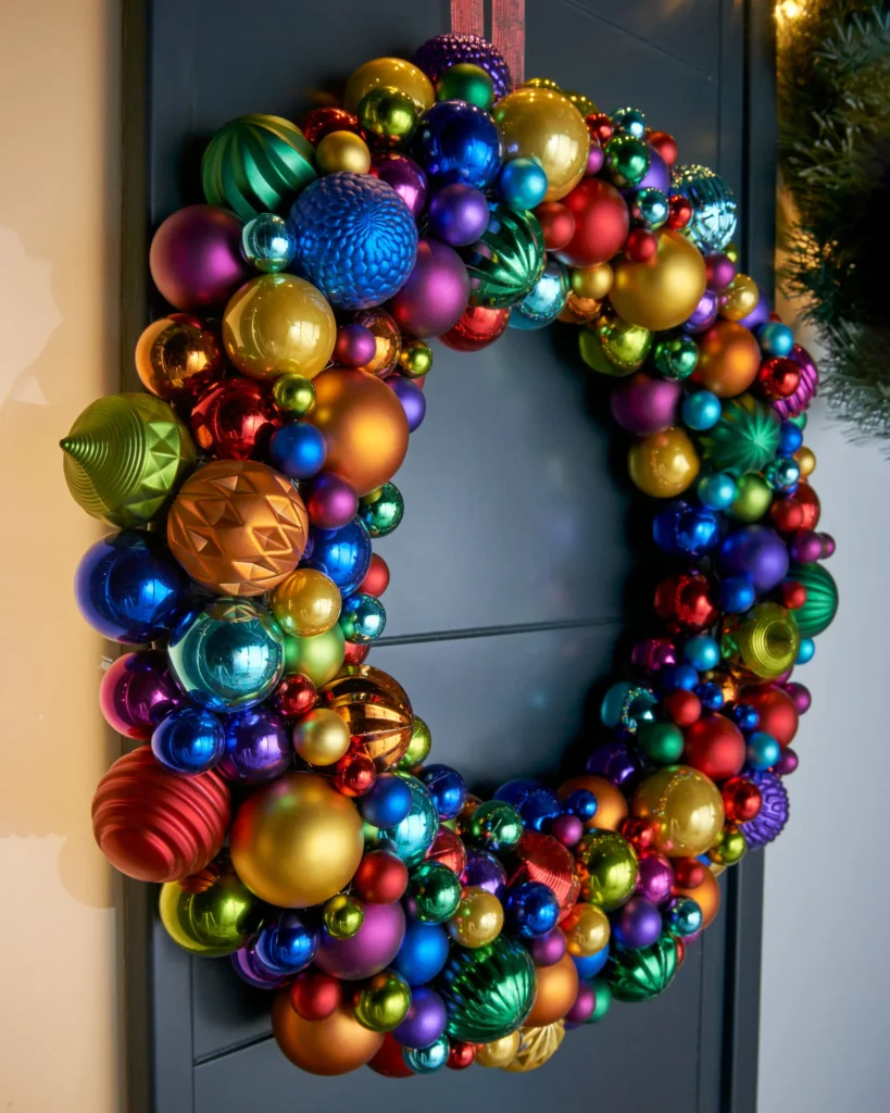The Beauty of Rainbow Wreaths 11 Ideas to Express Your Style with Decoration 1