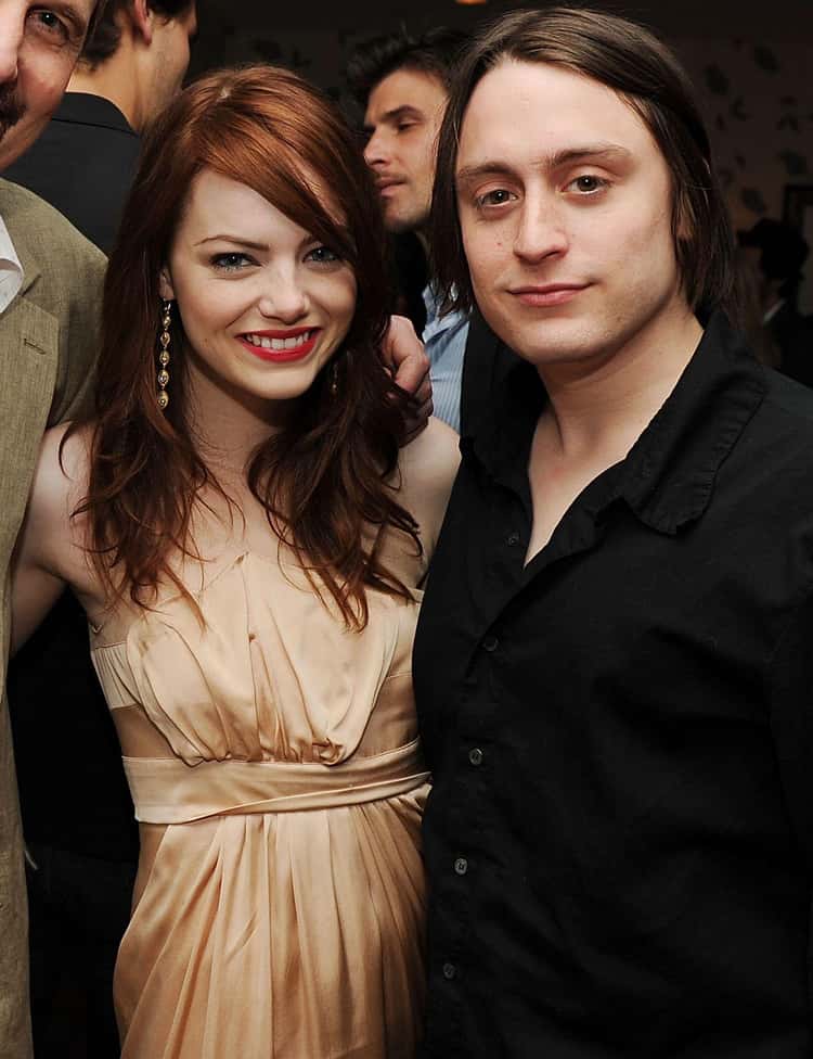 Kieran Culkin and Emma Stone reunite Hollywood exes