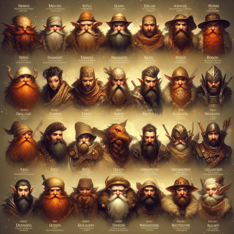 120+ Dwarf Names and Detailed Answers for Your Fantasy World