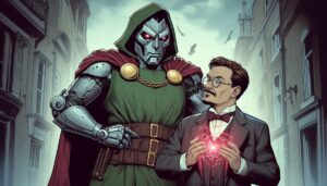 Doctor Doom and Tony Stark A Power Struggle 2