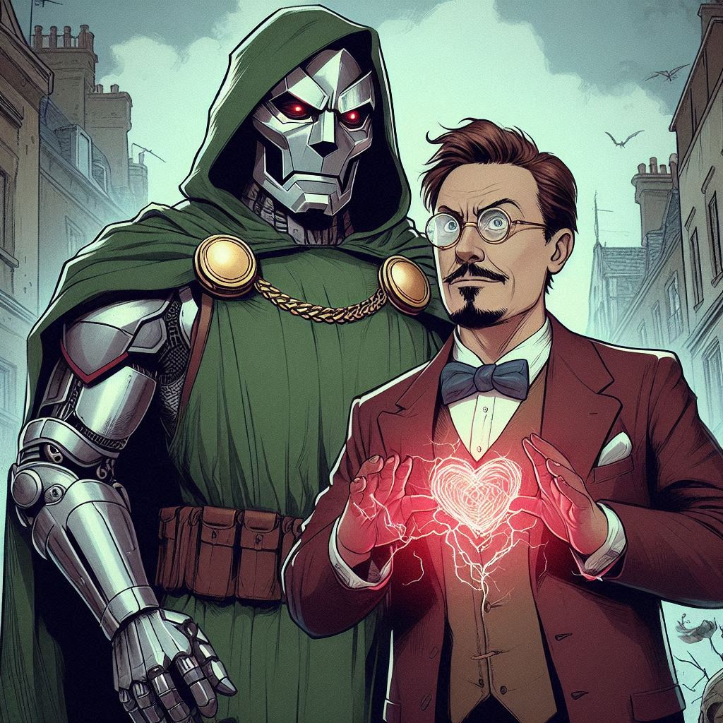 Doctor Doom and Tony Stark A Power Struggle 3