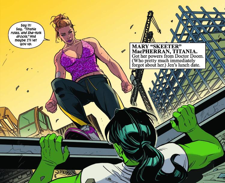 She-Hulk Rakibi Titania ile tanışın